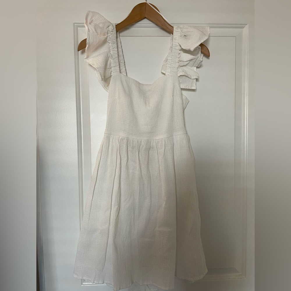Kenzie Ruffle Strap A line Mini Dress